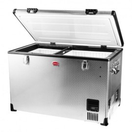 SnoMaster 95L Stainless Steel Fridge/Freezer - Mall+254